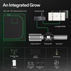 image:imageVIVOSUN Grow Tent Kit 2x4 Complete System WiFiControlled Grow System with Full Spectrum LED Grow Light Automatic Ventilation GrowHub Outlet A22 with Temperature and Humidity Sensor48x24x60200W