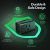 image:imageVIVOSUN GrowHub Outlet Controller A10 Smart WiFi Outlet Smart Plug 15A 1800W Remote Control Compatible with Vivosun App for Grow TentGrowHub A10 1Plug