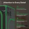 image:imageVIVOSUN P888 8X8 PRO Grow Tent with High CFM Kit 2000D High Reflective Mylar Oxford Fabric Extra Hanging Bars Hydroponics Indoor Plant for VS40004 96968060x60x80