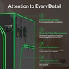 image:imageVIVOSUN P888 8X8 PRO Grow Tent with High CFM Kit 2000D High Reflective Mylar Oxford Fabric Extra Hanging Bars Hydroponics Indoor Plant for VS40004 96968048x48x80