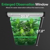 image:imageVIVOSUN P888 8X8 PRO Grow Tent with High CFM Kit 2000D High Reflective Mylar Oxford Fabric Extra Hanging Bars Hydroponics Indoor Plant for VS40004 96968048x24x72