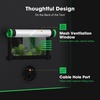 image:imageVIVOSUN Small Grow Tent for Aerogarden Hydroponics Growing System 20x14x21 Highly Reflective Mylar Indoor Grow Tent with Sealed Bottom Design Ventilation Window and Cable Hole Port