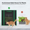 image:imageVIVOSUN Small Grow Tent for Aerogarden Hydroponics Growing System 20x14x21 Highly Reflective Mylar Indoor Grow Tent with Sealed Bottom Design Ventilation Window and Cable Hole Port
