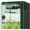 image:imageVIVOSUN Smart Pro Grow Tent Kit 44 Complete Smart Grow System WiFiIntegrated Automatic Control GrowHub E42A 2in1 Tunable Spectrum LED Grow Light 400W 360 Ventilation Control SystemPlus 48x48x80