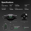 image:imageVIVOSUN T6 6 Inline Duct Fan amp 3 Cycle Modes E12 Speed Controller AeroZesh Grow Tent Kit Ventilation Fan with 408 CFM EC Motor Programmable Exhaust Fan for Heating Cooling Booster Hydroponics4 Pro