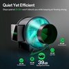 image:imageVIVOSUN T6 6 Inline Duct Fan amp 3 Cycle Modes E12 Speed Controller AeroZesh Grow Tent Kit Ventilation Fan with 408 CFM EC Motor Programmable Exhaust Fan for Heating Cooling Booster Hydroponics4 Basic