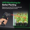 image:imageVIVOSUN VPD Thermometer Handheld Environmental Monitor Precision Infrared Laser Thermometer Gun with Adjustable Emissivity Leaf VPD and Temperature Monitoring for Plants Grow Tents HVAC