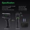 image:imageVIVOSUN VPD Thermometer Handheld Environmental Monitor Precision Infrared Laser Thermometer Gun with Adjustable Emissivity Leaf VPD and Temperature Monitoring for Plants Grow Tents HVAC