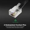 image:imageVIVOSUN VS2000 LED Grow Light and RJ11 Cable Male to Male Connects Grow Lights to GrowHub Controller E42A Telephone Extension Cord for RJ11 to RJ11 Devices 10 Feet