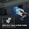 image:imageVIVOSUN VS2000 LED Grow Light and RJ11 Cable Male to Male Connects Grow Lights to GrowHub Controller E42A Telephone Extension Cord for RJ11 to RJ11 Devices 10 Feet