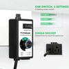 image:imageVIVOSUN Variable Speed Controller Cordless Vent Blower Speed Adjuster for Inline Duct Exhaust FanSingle