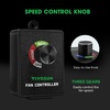 image:imageVIVOSUN Variable Speed Controller Cordless Vent Blower Speed Adjuster for Inline Duct Exhaust FanSingle