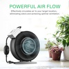 image:imageVIVOSUN Z4 4 Inch Inline Duct Fan 203 CFM Ventilation Fan with Variable Speed Controller for Grow Tent Indoor Garden Ventilation BlackZ4 4 Inch