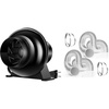 image:imageVIVOSUN 4 Inch Inline Ventilation Fan with 2Pack 4 Inch 8 Feet Flex Air Aluminum Ducting Flexible Dryer Vent Hose for Grow Tent Attic Basements or Kitchen Hydroponics Exhaust Booster Fan