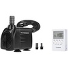 image:imageVIVOSUN 480GPH Submersible Pump1800LH 25W and 7 Day Programmable Digital Timer with Dual Outlet 20 OnOff UL Listed Heavy Duty Plugin Outlet Timer with Countdown Setting Indoor for Lamp Fan H