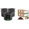 image:imageVIVOSUN 5Pack 10 Gallon Grow Bags and Coco Coir Brick 14lbs 100 Natural Organic Compressed Coconut Coir Fiber with Low EC PH Balance amp High Nutrition