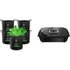 image:imageVIVOSUN 5Pack 3 Gallon Plant Grow Bags and 4Pack FlexFeed SelfWatering Irrigation Pot AutoIrrigation Fabric Pot Base with Water Meter amp Maintenance Window