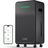image:imageVIVOSUN AeroDrain D12 Smart Environmental Dehumidifier up to 12Lday 2L Water Tank with Temperature amp Humidity Sensor Probe Smart Remote Control Designed for Grow Tents1083  728  1898 inch