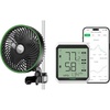 image:imageVIVOSUN AeroWave E6 Grow Tent Fan 6 and AeroLab THB1 Wireless Bluetooth Hygrometer Thermometer Indoor Smart Temperature Monitor Digital Humidity Meter LCD Remote App Control amp Alert Data Storag