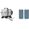 image:imageVIVOSUN Commercial Air Pump 634GPH 25W 40Lmin 6 Outlet for Aquarium and Hydroponic Systems and Air Stone 2PCS 4 x 2 Inch Large Air Stone for Aquarium
