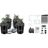 image:imageVIVOSUN DWC Hydroponics Grow System with Top Drip Kit and Professional Automatic Drip Irrigation Kits 15W Output All in One Professional Grow Kit Includes Pump Timer and Regulator 8 Pots Garden P