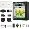 image:imageVIVOSUN Smart Grow Tent Kit 4  2ft 2Plant System WiFiIntegrated Automatic Grow System with Full Spectrum LED Grow Light Efficient Ventilation System with GrowHub E42A Controller48x24x60