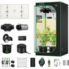 image:imageVIVOSUN Smart Grow Tent Kit 4  2ft 2Plant System WiFiIntegrated Automatic Grow System with Full Spectrum LED Grow Light Efficient Ventilation System with GrowHub E42A Controller36x36x72