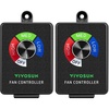 image:imageVIVOSUN Variable Speed Controller Cordless Vent Blower Speed Adjuster for Inline Duct Exhaust Fan2 Pack
