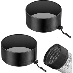 image:imageVIVOSUN 2Pcs Grow Tent Vent Cover 468 Duct Filter Vent Cover with Elastic Band and Fixed Buckle for Plant Grow Tent Vent 4inches 2pcsPack6 Inch