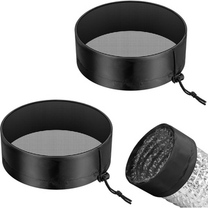 image:imageVIVOSUN 2Pcs Grow Tent Vent Cover 468 Duct Filter Vent Cover with Elastic Band and Fixed Buckle for Plant Grow Tent Vent 4inches 2pcsPack8 Inch