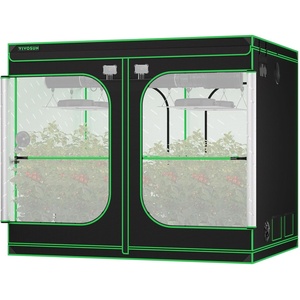 image:imageVIVOSUN P888 8X8 PRO Grow Tent with High CFM Kit 2000D High Reflective Mylar Oxford Fabric Extra Hanging Bars Hydroponics Indoor Plant for VS40004 96968096x96x80