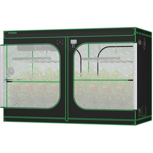 image:imageVIVOSUN P888 8X8 PRO Grow Tent with High CFM Kit 2000D High Reflective Mylar Oxford Fabric Extra Hanging Bars Hydroponics Indoor Plant for VS40004 969680120x60x80