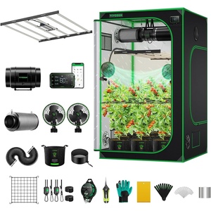 image:imageVIVOSUN Smart Grow Tent Kit 4  2ft 2Plant System WiFiIntegrated Automatic Grow System with Full Spectrum LED Grow Light Efficient Ventilation System with GrowHub E42A Controller60x60x80