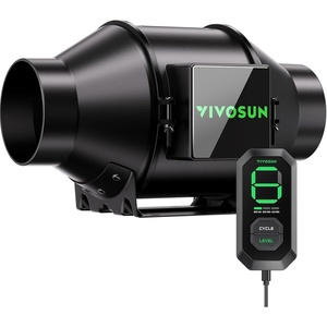 image:imageVIVOSUN T6 6 Inline Duct Fan amp 3 Cycle Modes E12 Speed Controller AeroZesh Grow Tent Kit Ventilation Fan with 408 CFM EC Motor Programmable Exhaust Fan for Heating Cooling Booster Hydroponics4 Basic