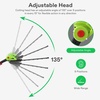 image:imageVIVOSUN 20 Cordless Pole Hedge Trimmer 20V Electric Bush Trimmer with 20 DualAction Laser Blade Adjustable Cutting Head 055 Cutting Capacity 20AH Battery and Fast Charger IncludedPole Hedge Trimmer with 20V Battery 1 Pack