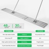 image:imageVIVOSUN 30 Lawn Leveling Rake 30 x 10 x 78 HeavyDuty Stainless Steel Lawn Leveler with 7FT Adjuatble Long Handle for High Effect Metal Levelawn for Smooth Soil Rustproof Rakes for Garden Yard30 x 10 Leveling Rake