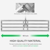 image:imageVIVOSUN 30 Lawn Leveling Rake 30 x 10 x 78 HeavyDuty Stainless Steel Lawn Leveler with 7FT Adjuatble Long Handle for High Effect Metal Levelawn for Smooth Soil Rustproof Rakes for Garden Yard48 x 10 Leveling Rake