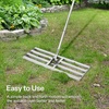 image:imageVIVOSUN 30 Lawn Leveling Rake 30 x 10 x 78 HeavyDuty Stainless Steel Lawn Leveler with 7FT Adjuatble Long Handle for High Effect Metal Levelawn for Smooth Soil Rustproof Rakes for Garden Yard30 x 10 Leveling Rake