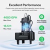 image:imageVIVOSUN 34HP Submersible SewageEffluent Pump 4680 GPH Cast Iron Sump Pump with Automatic Adjustable Float Switch amp 2 NPT discharge Perfect for Sewage System Septic Tank Basement4680 GPH