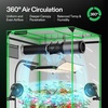 image:imageVIVOSUN AeroLight Wing AW400 Tunable Spectra LED Grow Light 400W with Integrated Circulation Fan App Compatible Used with Controller E42AE25 to Achieve More Functions