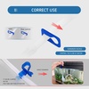 image:imageVIVOSUN Aquarium Gravel Cleaner Siphon Fish Tank Vacuum Cleaner with Fishing Net Long Nozzle Water Flow Controller  BPA Free
