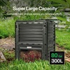 image:imageVIVOSUN Compost Bin 80Gallon 300L Outdoor Composter WLarge Capacity amp Easy Assembling Compost Barrel for Fast Creation of Fertile Soil80 Gallon