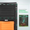 image:imageVIVOSUN Compost Bin 80Gallon 300L Outdoor Composter WLarge Capacity amp Easy Assembling Compost Barrel for Fast Creation of Fertile Soil80 Gallon