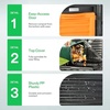 image:imageVIVOSUN Compost Bin 80Gallon 300L Outdoor Composter WLarge Capacity amp Easy Assembling Compost Barrel for Fast Creation of Fertile Soil80 Gallon Pack of 2