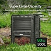 image:imageVIVOSUN Compost Bin 80Gallon 300L Outdoor Composter WLarge Capacity amp Easy Assembling Compost Barrel for Fast Creation of Fertile Soil80 Gallon Pack of 2