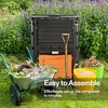image:imageVIVOSUN Compost Bin 80Gallon 300L Outdoor Composter WLarge Capacity amp Easy Assembling Compost Barrel for Fast Creation of Fertile Soil80 Gallon Pack of 2