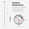 image:imageVIVOSUN Compost Thermometer 20 Inch Backyard Soil Thermometer with Stainless Steel Dial for Composting Bins Outdoor Gardening and Planting 0200F