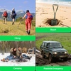 image:imageVIVOSUN Folding Survival Shovel 22 Camping Shovel Military Portable Small Shovel with High Carbon Steel Tactical Entrenching Tool for Hiking Digging Backpacking Gardening Off Road Beach22 Army Green