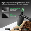 image:imageVIVOSUN Folding Survival Shovel 22 Camping Shovel Military Portable Small Shovel with High Carbon Steel Tactical Entrenching Tool for Hiking Digging Backpacking Gardening Off Road Beach18 Black