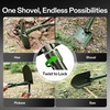 image:imageVIVOSUN Folding Survival Shovel 22 Camping Shovel Military Portable Small Shovel with High Carbon Steel Tactical Entrenching Tool for Hiking Digging Backpacking Gardening Off Road Beach22 Army Green